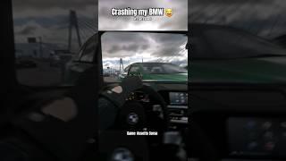 crashing a BMW after having a good run in Assetto Corsa  #bmw #assettocorsa #crash