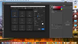 How to open new document in Adobe Photoshoot cc 2018