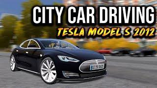 City Car Driving - Tesla Model S 2012 - Electric Car  + Download  LINK   1080p & G27