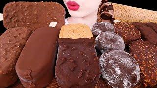 ASMR MUKBANG｜CHOCOLATE ICE CREAM PARTY *MAGNUM KITKAT RICE CAKE 초콜릿 아이스크림 파티 EATING SOUNDS 먹방