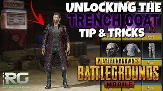 HOW TO UNLOCK THE TRENCH COAT  TIPS & TRICKS  PUBG Mobile