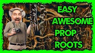 How to Make Roots for Your Display fake roots diy