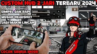 CUSTOM HUD 2 JARI TERBARU SETELAH UPDATE 2024‼️CUSTOM HUD 2 JARI FF TERBAIK SETELAH UPDATE 2024