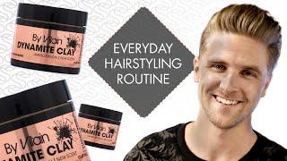 Emils Everyday Hair Styling Epic Routine - By Vilain Dynamite Clay