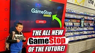 INSIDE THE NEW GAMESTOP OF THE FUTURE EXCLUSIVE FIRST LOOK AT GAMESTOP SOCIAL STORE