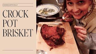 Crock Pot Brisket with Homemade BBQ Sauce  Cooking With Holly