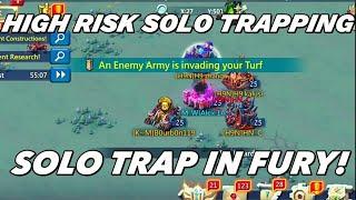Baiting With Fury Taking Rallies On The T3 Solo Trap Burn Or Cap? Lords Mobile