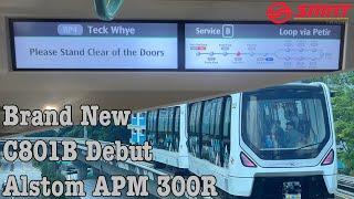 Official Debut Alstom APM 300R C801B @ Bukit Panjang LRT