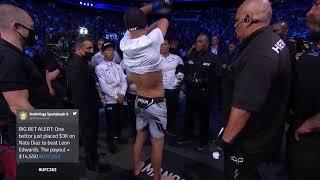 NATE DIAZ UFC 263 COMEBACK WALKOUT  MAIN ENTRANCE 2021 - THE RAIN DMX