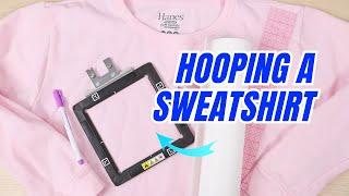 Hoop + Embroider a Sweatshirt  Brother Skitch PP1 Embroidery Machine