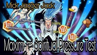 Mind Grimmjow 110% Spiritual Pressure Damage Test Lv 200 w Max Link Slot SAR and SAD