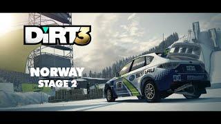 DIRT 3  Rally  NORWAY - Stage 2 Litlikaupanger  Subaru Impreza WRX STI SRT USA  NO HUD