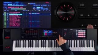 Roland FA-06FA-07FA-08 Music Workstation walk-through 4 Continuous recording in loop mode