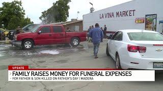 Community shows financial support for father son killed in Madera County
