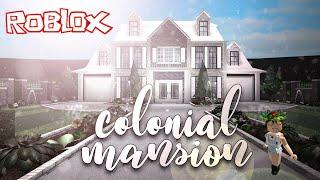 Roblox  Bloxburg Colonial Mansion Part 2  DreamiinqBxnny YT