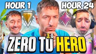 ZERO TO HERO CHALLENGE  3.0   - Von Unranked zu Immortal in 24 Stunden