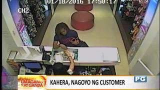 PANOORIN Kawatan nagoyo ang kahera ng mall