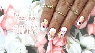 Boho Nails Floating Flowers 