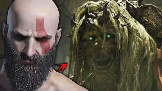 KRATOS vs Divine Beast Dancing Lion... Elden Ring DLC Boss Fight