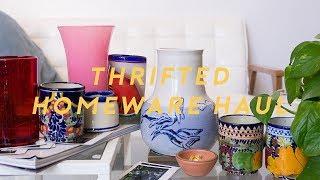 THRIFT + VINTAGE HOMEWARE HAUL