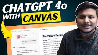 NEW ChatGPT Canvas Update Better Writing & Code - ChatGPT 4o Canvas Full Tutorial