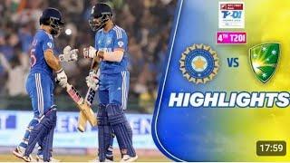 INDvsAUS  4th T20 match Full highlights  High voltage match#viratkohli