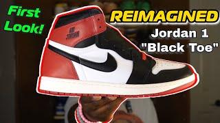 2024 REIMAGINED BLACK TOE JORDAN 1s These are PERFECT IN-HAND WHATS THE HISTORY? #sneakers