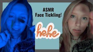 ASMR  Tickling your face  + other triggers