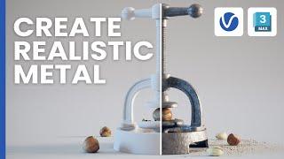 Create a realistic metal material with V-Ray for 3ds Max