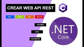 Crear una WEB API REST en C#  .NET CORE 6  GET POST ETC  HEADERS