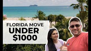 How We Moved from NYC to Miami Beach for Under $1000