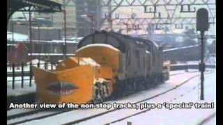 A Snowy Day At Stratford Station London in 1991