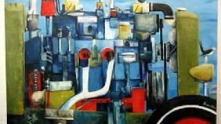 postmodern futurist art paintings life of Bryan Thompson