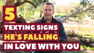 5 Texting Signs Hes Falling In Love With You  Relationship Advice for Women by Mat Boggs