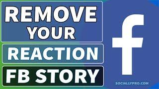 How to Remove Reactions on Facebook Story  2022