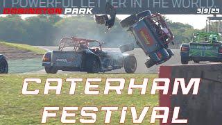 Caterham Festival Donington Park - Sunday CrashesHighlights 3923