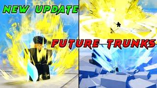 *NEW UPDATE* FUTURE TRUNKS MOVESET IS FINALLY COMPLETED AND FREE IN ROBLOX Z BATTLEGROUNDS