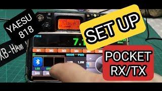 YAESU 818ND POCKET RXTX SET UP Blue Tooth