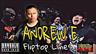 ANDREW E. aka POOCH & DONGALO - FlipTop Artists Famous BARS  FlipTop Battles