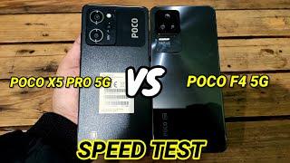 Poco X5 Pro 5G Vs Poco F4 - Speed test