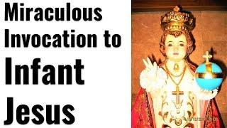 Miraculous Litany to Infant Jesus Prague Novena prayers Healing Deliverance Miracles