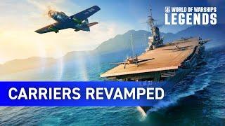 Carriers Revamped  Key Highlights - World of Warships Legends