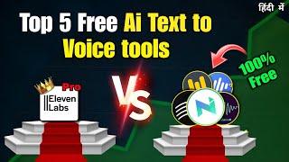 5 Hindi Text to Voice Ai tools much better than Elevenlabs   elevenlabs free kaise use kare