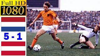 Netherlands 5-1 Austria world cup 1978  Full highlight  1080p HD  R. van de Kerkhof  Arie haan