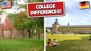 7 College Differences Germany vs USA - University Life