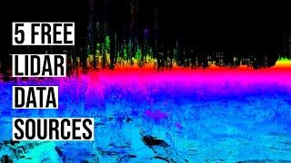 What are the Five Free Sources of LiDAR Data?