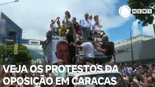 Oposição convoca protestos na Venezuela