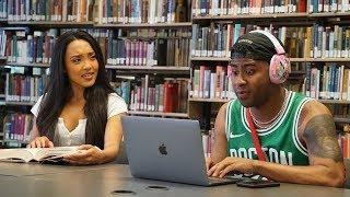 Blasting INAPPROPRIATE Songs in the Library PRANK PART 2 