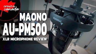 Maono AU-PM500 XLR Condenser Cardiod Microphone  Our New Favorite Mic?