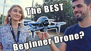 can my girlfriend fly the DJI FPV Drone?.. she CRASHED